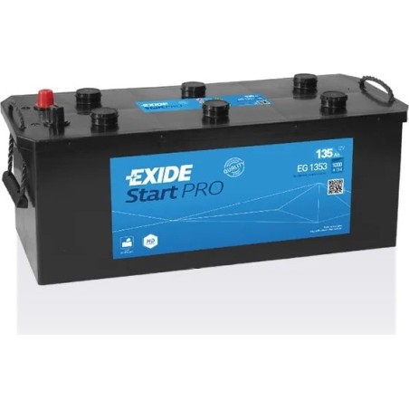 Batería de camión Exide EG1353 12V 135Ah 1000A - 2