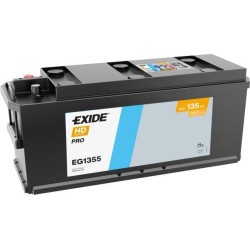 Truck battery Exide EG1355 12V 135Ah 1000A - 1