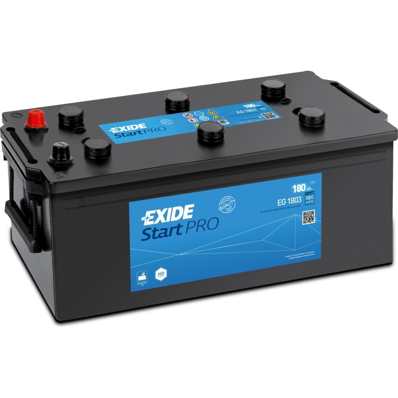 Truck battery Exide EG1803 12V 180Ah 1000A - 3