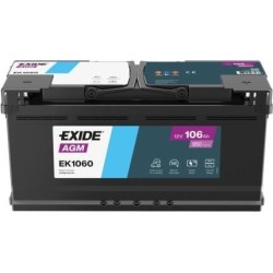 Start-Stop battery Exide EK1060 12V 106Ah 950A AGM - 1