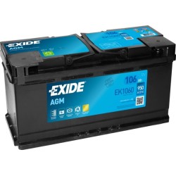 Start-Stop battery Exide EK1060 12V 106Ah 950A AGM - 2