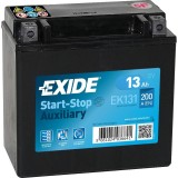 Car battery Exide EK131 12V 13Ah 200A AGM - 2