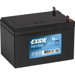 Car battery Exide EK143 12V 14Ah 80A AGM - 2