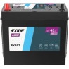 Auxiliary battery AGM Exide EK457 12V 45Ah 380A - 1