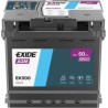 Car battery AGM Exide EK500 12V 50Ah 570A - 1