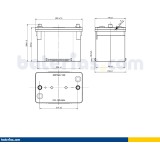 Start-Stop battery Exide EK508 12V 50Ah 800A AGM – image 2