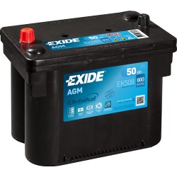 Start-Stop battery Exide EK508 12V 50Ah 800A AGM - 3