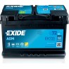 Start-Stop battery Exide EK720 12V 72Ah 760A AGM - 2