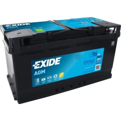 Batteria Start-Stop Exide EK960 12V 96Ah 850A AGM - 2