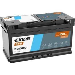 Start-Stop battery Exide EL1000 12V 100Ah 900A EFB - 1