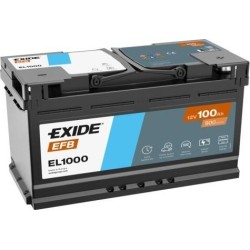 Start-Stop battery Exide EL1000 12V 100Ah 900A EFB