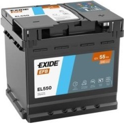 Batteria Start-Stop Exide EL550 12V 55Ah 540A EFB | baterias.com