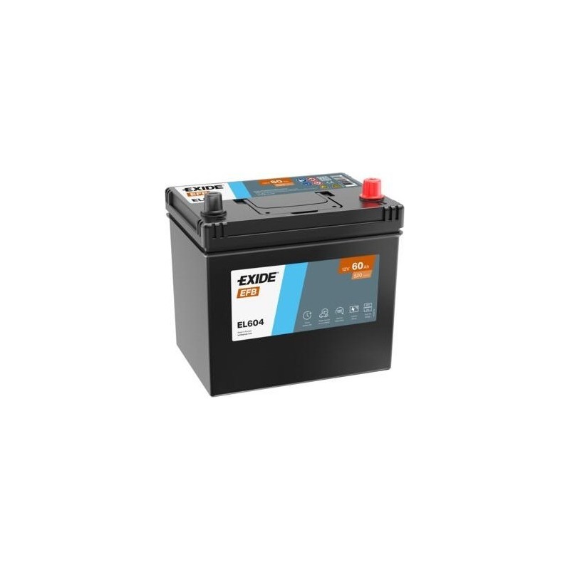 Batería Start-Stop Exide EL604 12V 60Ah 520A EFB - 1
