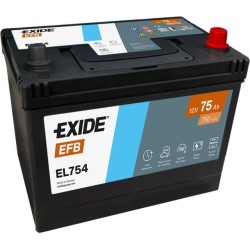 Start-Stop battery Exide EL754 12V 75Ah 750A EFB - 1
