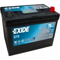 Start-Stop battery Exide EL754 12V 75Ah 750A EFB - 2