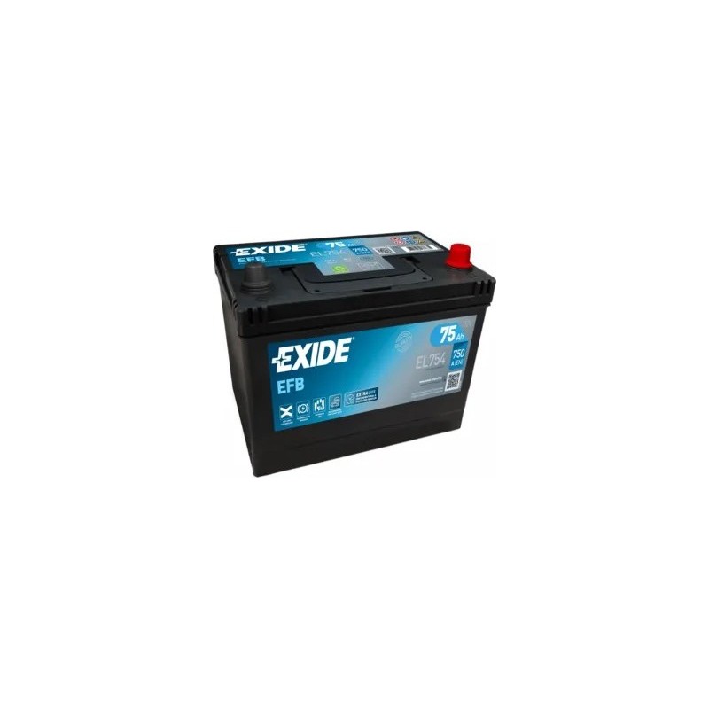Start-Stop battery Exide EL754 12V 75Ah 750A EFB – image 2