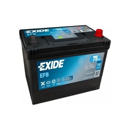 Batterie Start-Stop Exide EL754 12V 75Ah 750A EFB - 2