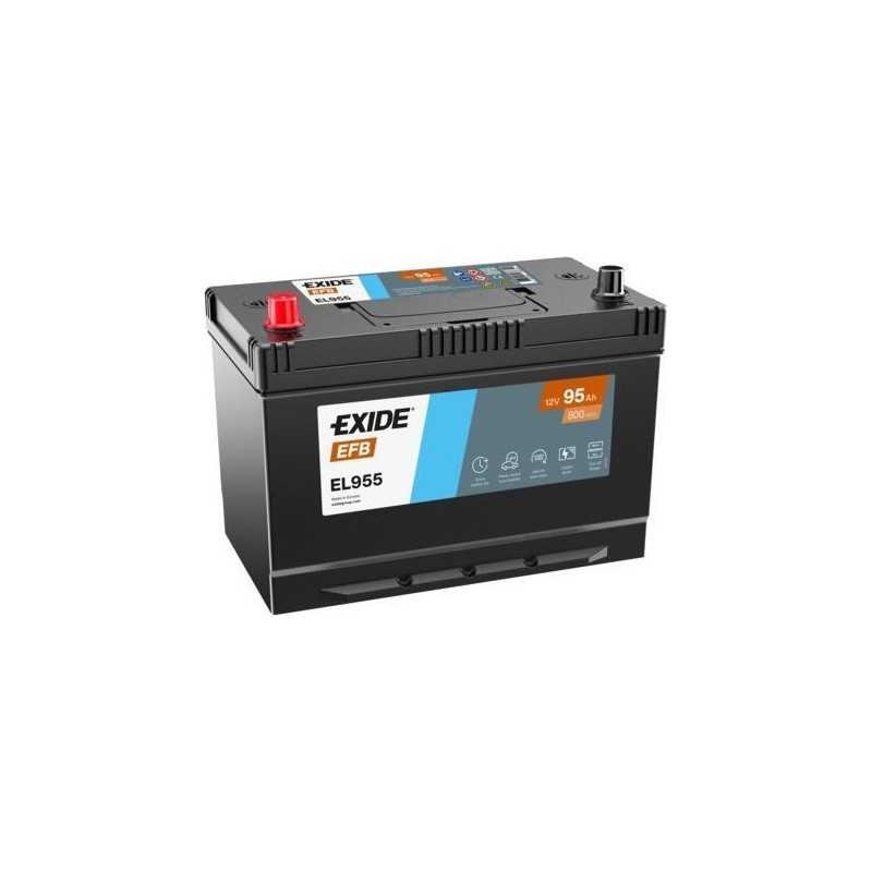 Start-Stop battery Exide EL955 12V 95Ah 800A EFB - 1