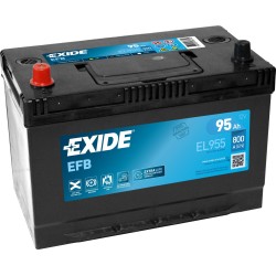 Batteria Start-Stop Exide EL955 12V 95Ah 800A EFB - 2