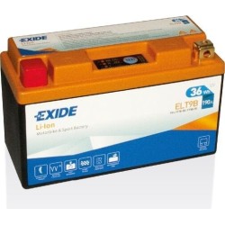 Motorcycle battery Exide ELT9B 12V 3Ah 190A - 1