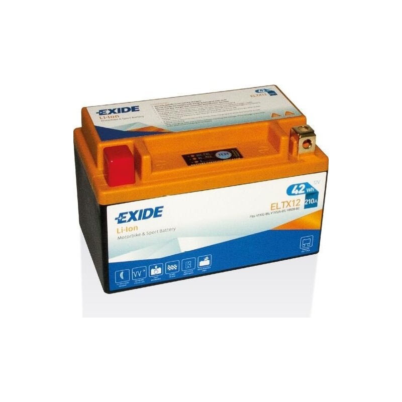 Motorcycle battery Exide ELTX12 12V 4Ah 210A - 1