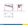 Motorcycle battery Exide ELTX20H 12V 7Ah 380A - 2