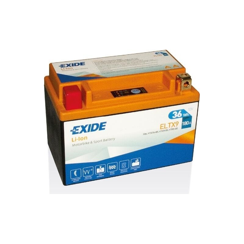 Batteria moto Exide ELTX9 12V 3Ah 180A - 1