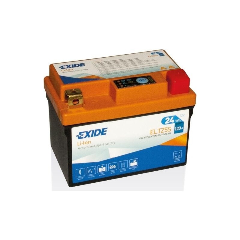 Batteria moto Exide ELTZ5S 12V 2Ah 120A - 1