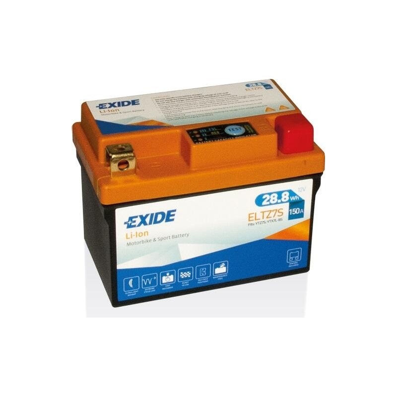 Batería de moto Exide ELTZ7S 12V 2Ah 150A | baterias.com