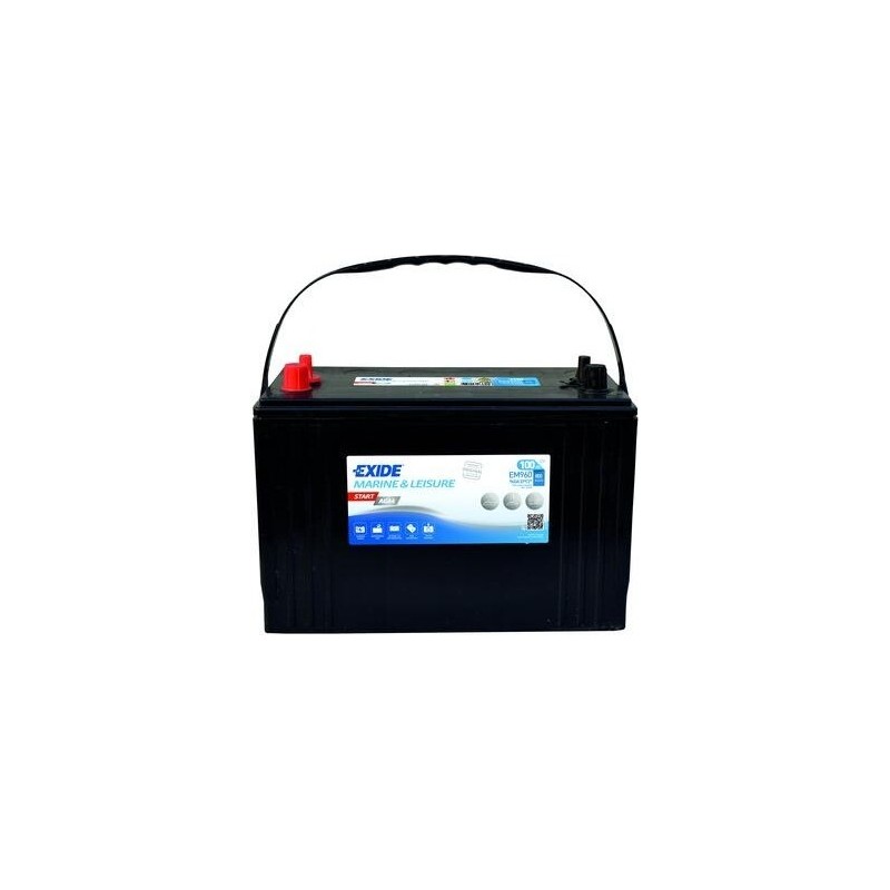 Marine battery Exide EM960 12V 100Ah AGM - 1