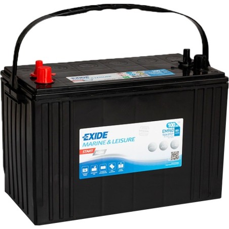 Batteria nautica Exide EM960 12V 100Ah AGM - 2