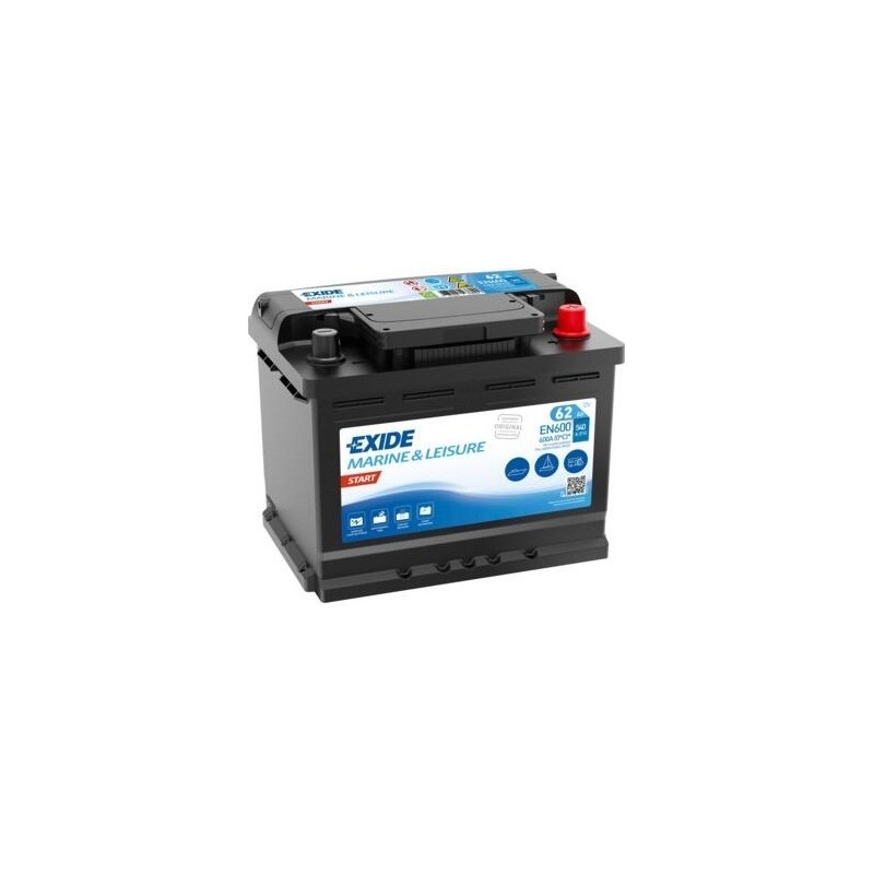 Batería náutica Exide EN600 12V 62Ah - 1