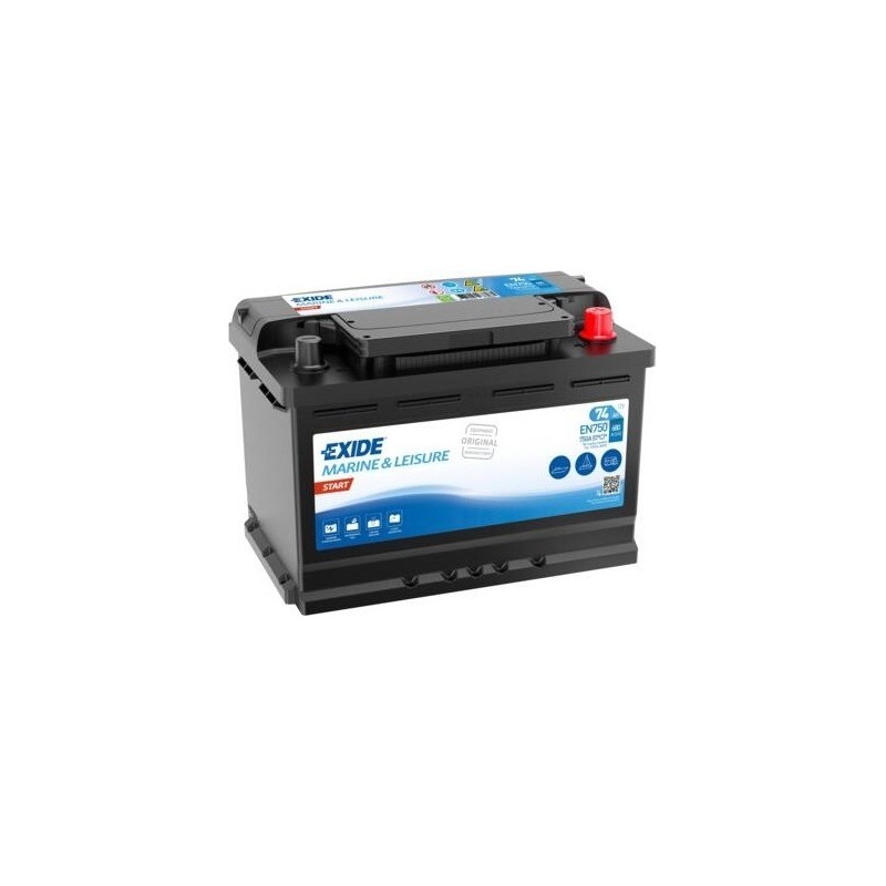 Marine battery Exide EN750 12V 74Ah - 1