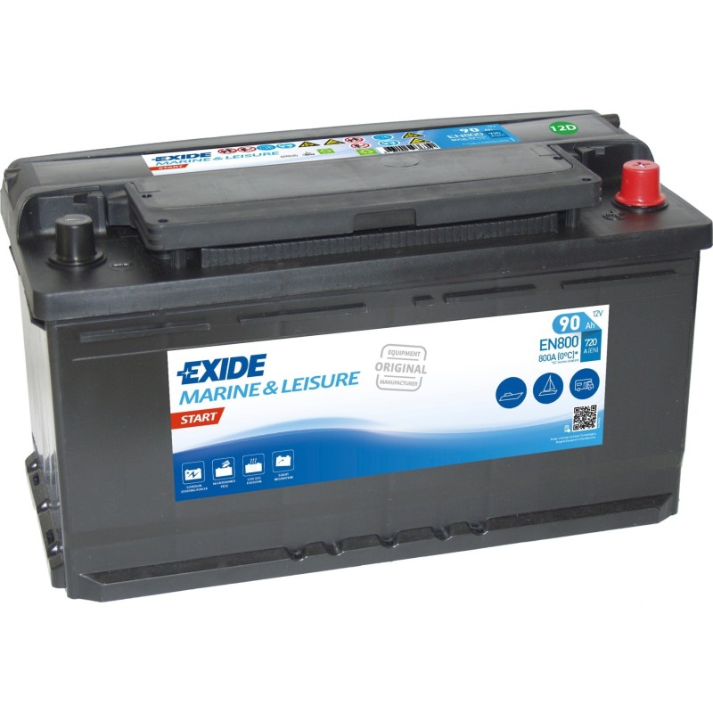 Batteria nautica Exide EN800 12V 90Ah - 2