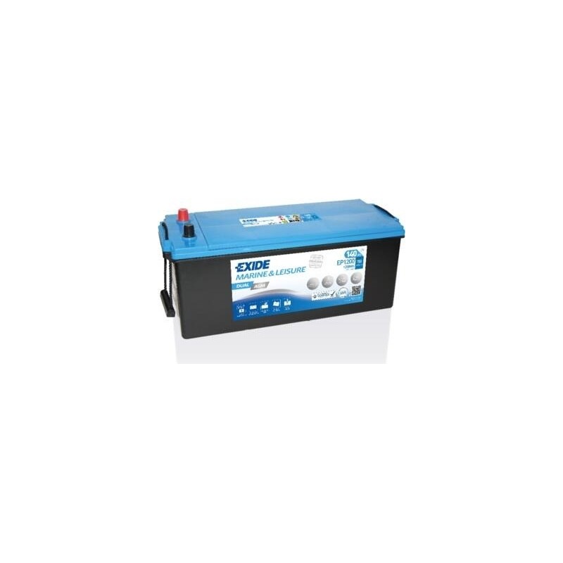 Marine battery Exide EP1200 12V 140Ah AGM - 1