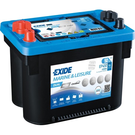 Bootsbatterie Exide EP450 12V 50Ah AGM - 3