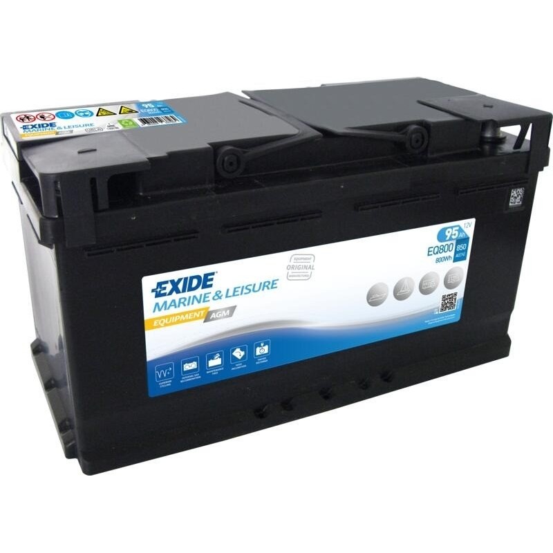 Marine battery Exide EQ800 12V 95Ah AGM - 1