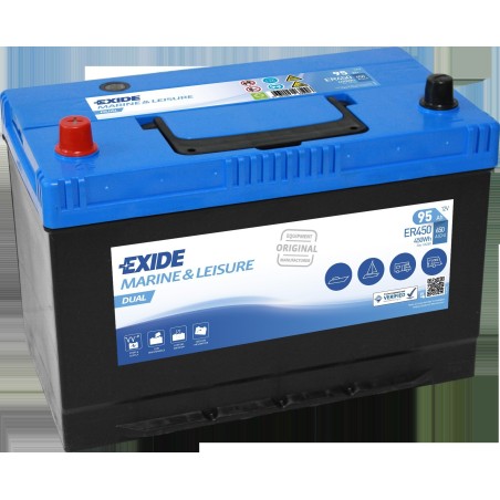 Batteria nautica Exide ER450 12V 95Ah 720A – immagine 2