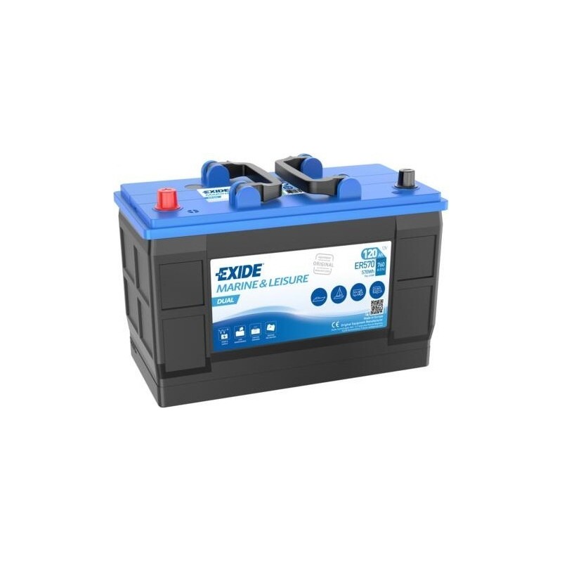 Batteria nautica Exide ER570 12V 120Ah - 1