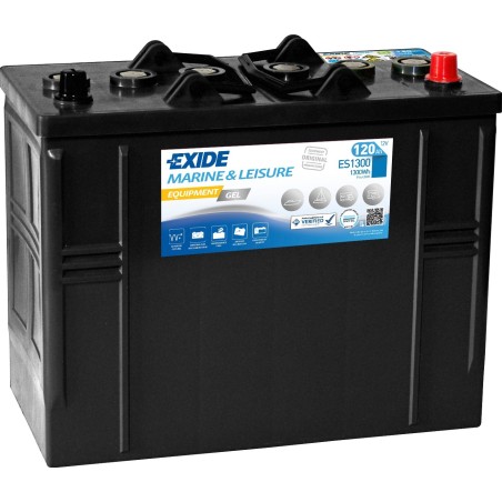 Bateria náutica Exide ES1300 12V 120Ah GEL - 2