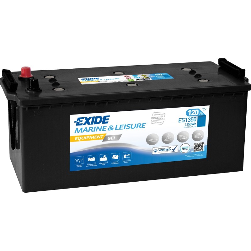 Batteria nautica Exide ES1350 12V 120Ah GEL - 3