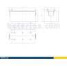 Marine battery Exide ES2400 12V 210Ah GEL - 2