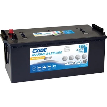 Batería náutica Exide ES2400 12V 210Ah GEL - 3