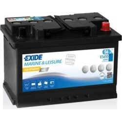 Marine battery Exide ES650 12V 56Ah GEL