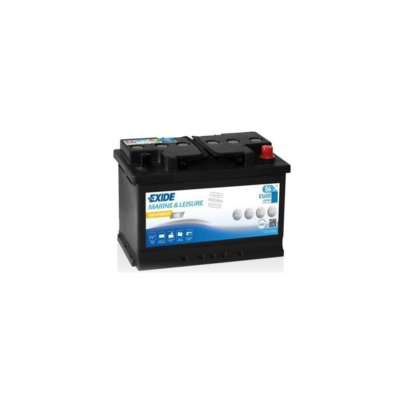 Batterie marine Exide ES650 12V 56Ah GEL - 1