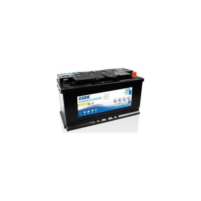 Batería náutica Exide ES900 12V 80Ah GEL - 1