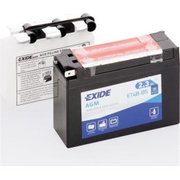Batteria moto Exide ET4B-BS 12V 2Ah 35A AGM - 1