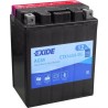 Motorcycle battery Exide ETX14AH-BS 12V 12Ah 210A AGM - 2