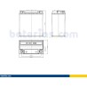 Motorcycle battery Exide ETX16-BS 12V 14Ah 215A AGM - 2