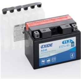 Motorcycle battery Exide ETZ14-BS 12V 11Ah 205A AGM - 1
